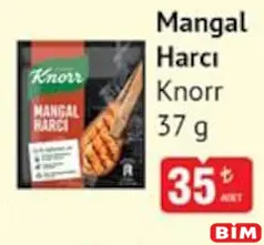 KNORR MANGAL HARCI 37 G indirimli fiyat KNORR MANGAL HARCI 37 G fiyat ve kampanya bilgisi